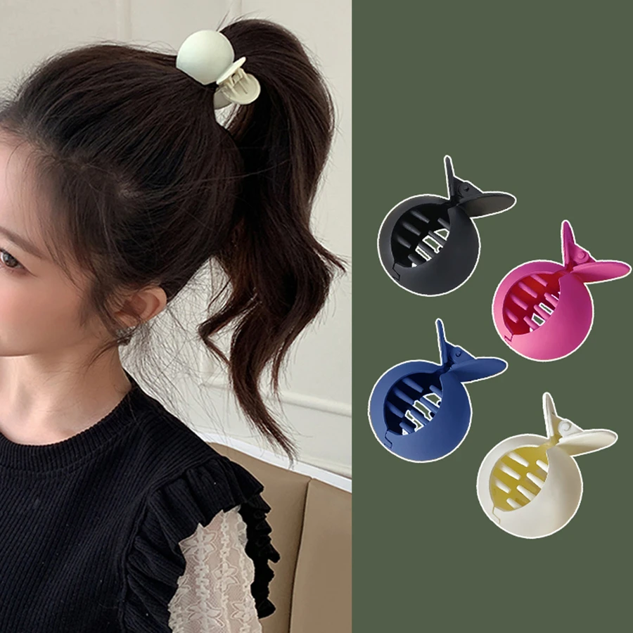 4pcs Minimalist Solid Hair Claw