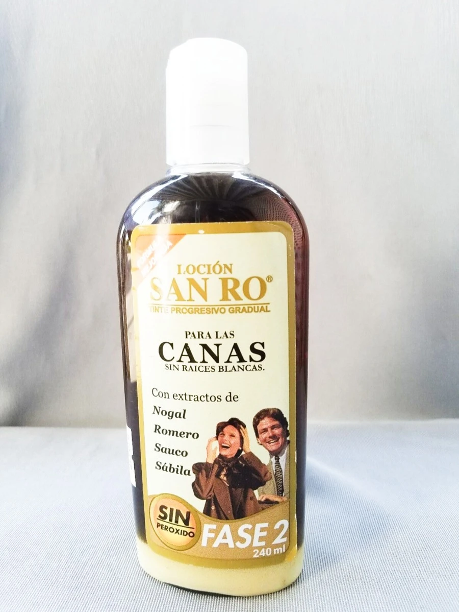 Loción para el cabello para las canas San RO - Marrón - Ver 1