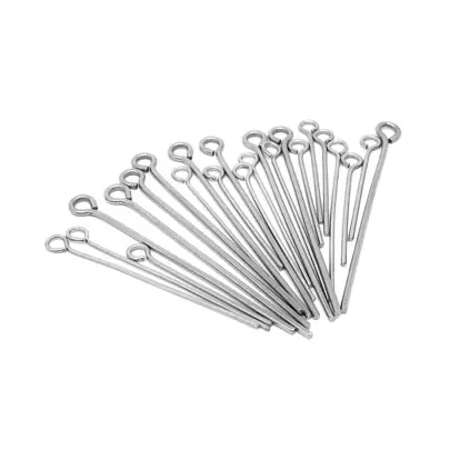 100pcs 16mm-50mm Optional Stainless Steel Eye Head Pins For Diy Jewelry Accessories Earrings Beading