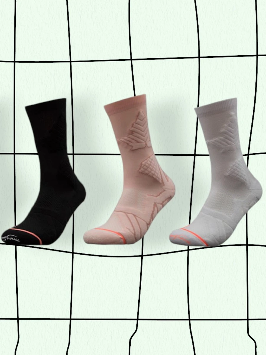 Women Sports Socks - 彩色 - 查看 1