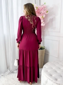 Women Dresses - Gỗ đỏ - Xem 3