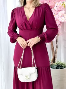 Women Dresses - Gỗ đỏ - Xem 4