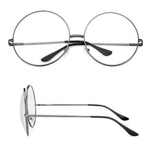 Lentes Gafas Circulares Redondas Oftalmicas Para Graduar Incluye Funda Acero Moda Optica Oftalmico - Plateado - Ver 3