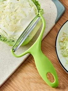 1pc Stainless Steel Cabbage Grater - A Multifunctional Kitchen Tool For Peeling, Shredding Slicing Veggies Fruits!