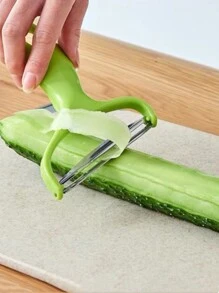 1pc Stainless Steel Cabbage Grater - A Multifunctional Kitchen Tool For Peeling, Shredding Slicing Veggies Fruits!