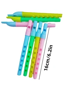 5入組隨機色塑料派對喇叭噪音製造器,適用於生日派對 - 彩色 - 查看 2