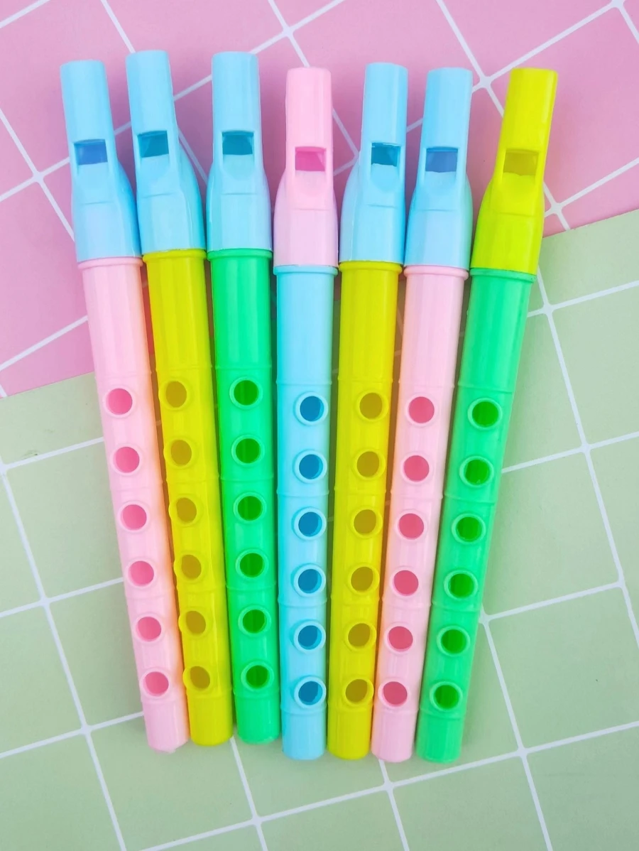 5入組隨機色塑料派對喇叭噪音製造器,適用於生日派對 - 彩色 - 查看 1