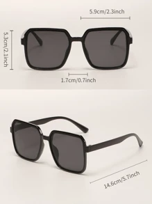 优雅 3 对女士方形框架眼镜 女士海滩配饰 眼镜遮光镜 - 彩色 - 查看 6