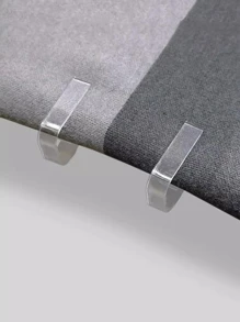 10 cái/bộ Kẹp Khăn Trải Bàn Bằng Nhựa Trong Suốt Cho Váy Khăn Trải Bàn Tiệc - Nhiều màu - Xem 4