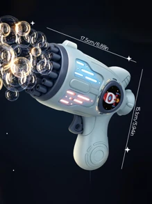 1個卡通太空人泡泡槍,電動玩具泡泡槍,適合作為兒童禮物