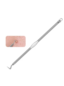 4入組/套不銹鋼祛痘針套裝、祛痘器、黑頭粉刺去除器、面部清潔工具套件