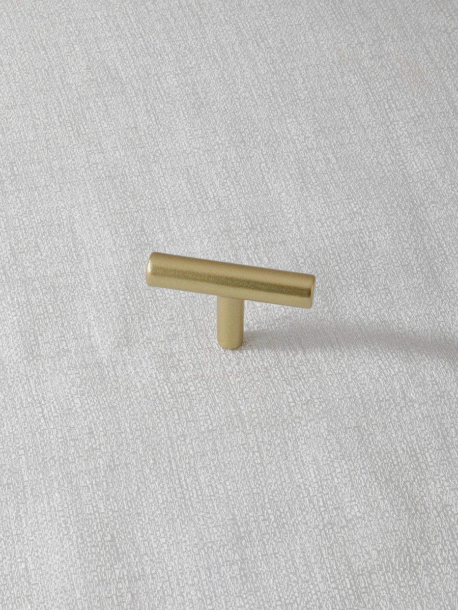 1入組鋁合金櫥櫃拉,現代金色抽屜把手 - 金色 - 查看 1