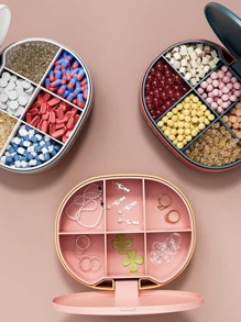 1 Mini Di Động 7 Ngày Sáng/Trưa/Đêm Chống Ẩm Cói Hộp Đựng Thuốc Cho Quản Lý Thuốc - Màu xanh lam - Xem 3