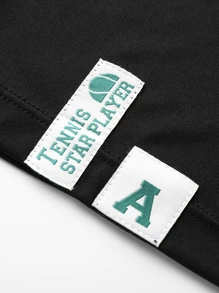 Annil Children's Clothing Boy's Letter T-Shirt Summer Cool Feeling Moisture Wicking Boy's Thin Quick Drying Top