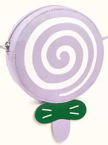 1個女孩可愛棒棒糖造型的斜跨包