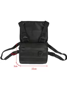Casual Men's Vest Chest Rig Bag-Hop Streetwear Chest Pack Travel Storage S Nylon Business Casual For Travel Vacation Sport School Multifunctional Men Bag Belt Bag Student Winter Large Capacity Funny Gifts For Men Chest Bag Side Bags For Men Hip Bag Black Bag Travel Essentials Holiday Essentials Bag For Men Fanny Pack Summer The Sporty Life Bag Pack Waist Bag Spring School Supplies Gym Bag Running Vest Side Bags For Men Men Essentials Fishing Gear Body Bag For Men