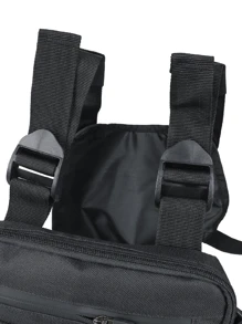 Casual Men's Vest Chest Rig Bag-Hop Streetwear Chest Pack Travel Storage S Nylon Business Casual For Travel Vacation Sport School Multifunctional Men Bag Belt Bag Student Winter Large Capacity Funny Gifts For Men Chest Bag Side Bags For Men Hip Bag Black Bag Travel Essentials Holiday Essentials Bag For Men Fanny Pack Summer The Sporty Life Bag Pack Waist Bag Spring School Supplies Gym Bag Running Vest Side Bags For Men Men Essentials Fishing Gear Body Bag For Men