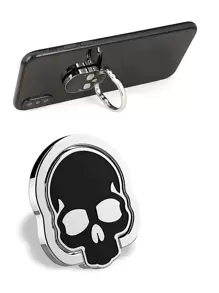 Halloween Skull Design Rotatable Phone Ring Holder Compatible With IPhone, Android Phone, Gift For Birthday, Family, Friends Finger Ring Holder, Phone Grip, Phone Accessories