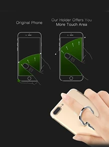 Halloween Skull Design Rotatable Phone Ring Holder Compatible With IPhone, Android Phone, Gift For Birthday, Family, Friends Finger Ring Holder, Phone Grip, Phone Accessories