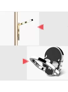 Halloween Skull Design Rotatable Phone Ring Holder Compatible With IPhone, Android Phone, Gift For Birthday, Family, Friends Finger Ring Holder, Phone Grip, Phone Accessories