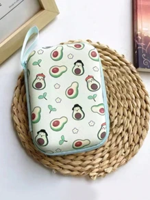 Túi lưu trữ cáp dữ liệu in bơ - Nhiều màu - Xem 1