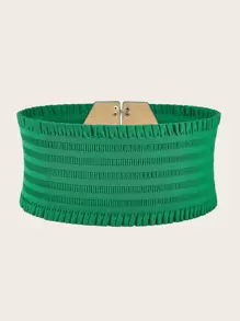 Street Solid Elastic Wide Belt Halloween Valentine's Day Valentines