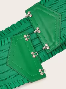 Street Solid Elastic Wide Belt Halloween Valentine's Day Valentines