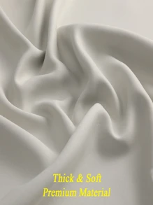 Estelar Textiler 1入組窗簾淺米色房間遮光窗簾窗簾後拉片和桿袋客廳隔熱遮陽簾 - 杏色 - 查看 7