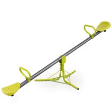 Costway Kids 360 Degree Rotation Seesaw Teeter Totter Outdoor Play Set Toy - Green - View 2