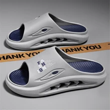 男士夏季透氣時尚拖鞋流行休閒戶外沙灘涼鞋