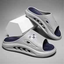 男士夏季透氣時尚拖鞋流行休閒戶外沙灘涼鞋