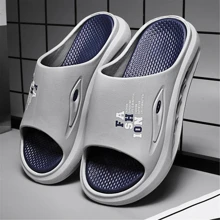 男士夏季透氣時尚拖鞋流行休閒戶外沙灘涼鞋