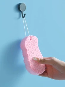 Painless Exfoliating Bath Sponge - Pink - View 3