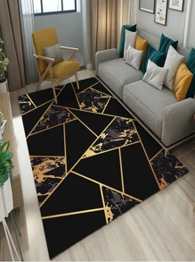 พรม ลาย หินอ่อน 1 ชิ้น - สีทอง - ดู 2