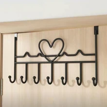 1 Pieza Gancho De Pared Con Decoración De Corazón, Regalo Para El Día De San Valentín - Negro - Ver 3