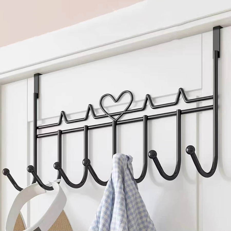 1 Pieza Gancho De Pared Con Decoración De Corazón, Regalo Para El Día De San Valentín - Negro - Ver 1