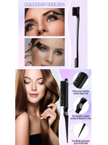 Bộ dụng cụ tạo kiểu tóc đen 8 món dành cho nữ - màu đen - Xem 4