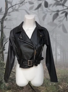 Vinyl Bullfighter Jacket - 黑色 - 查看 1