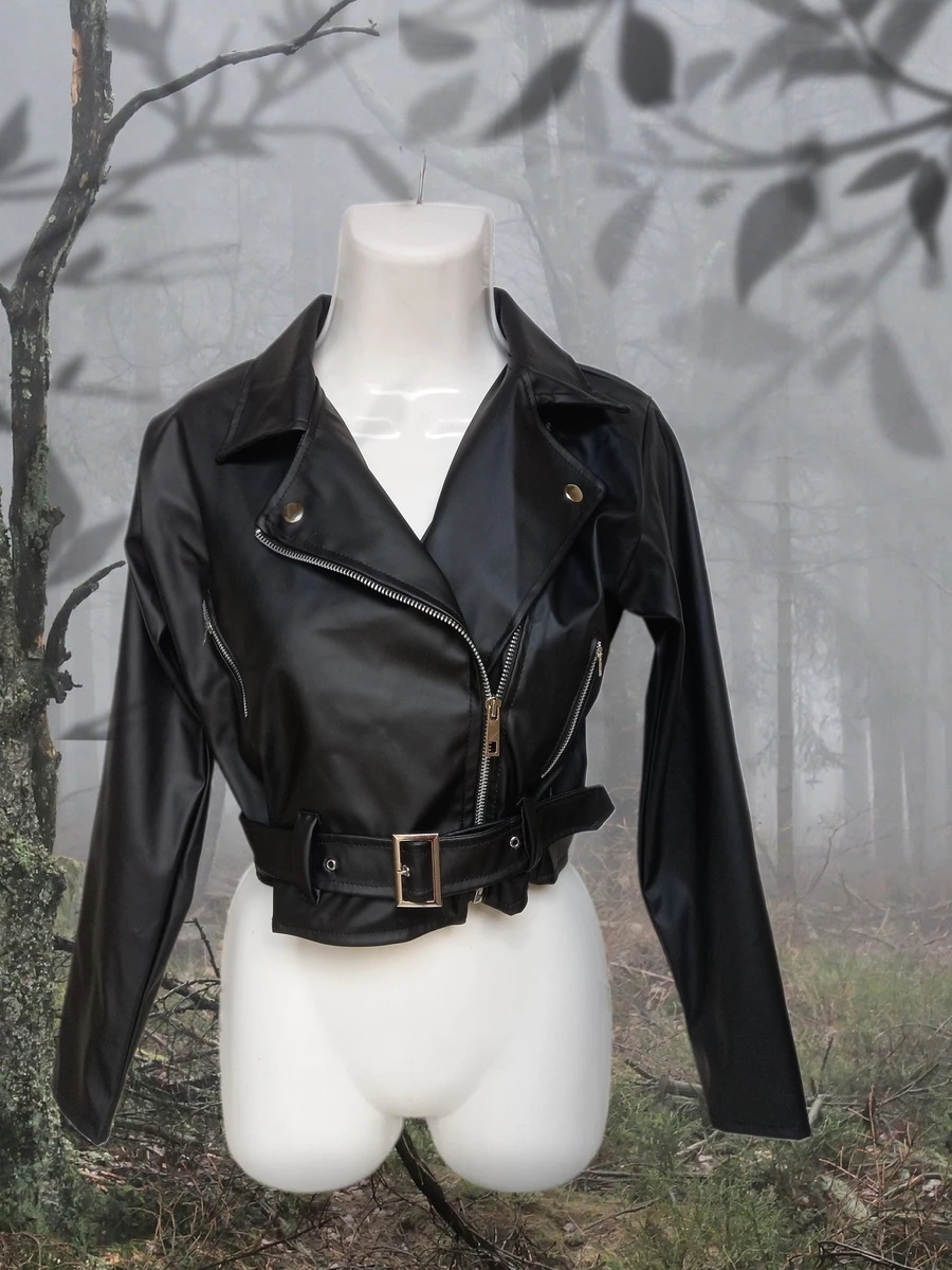 Vinyl Bullfighter Jacket - 黑色 - 查看 1
