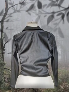 Vinyl Bullfighter Jacket - 黑色 - 查看 4