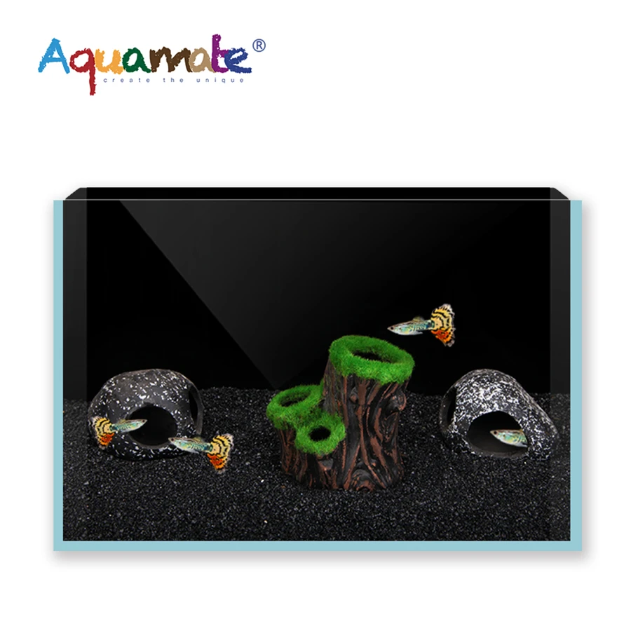 Ceramic Fish House - Coffee Brown - View 1