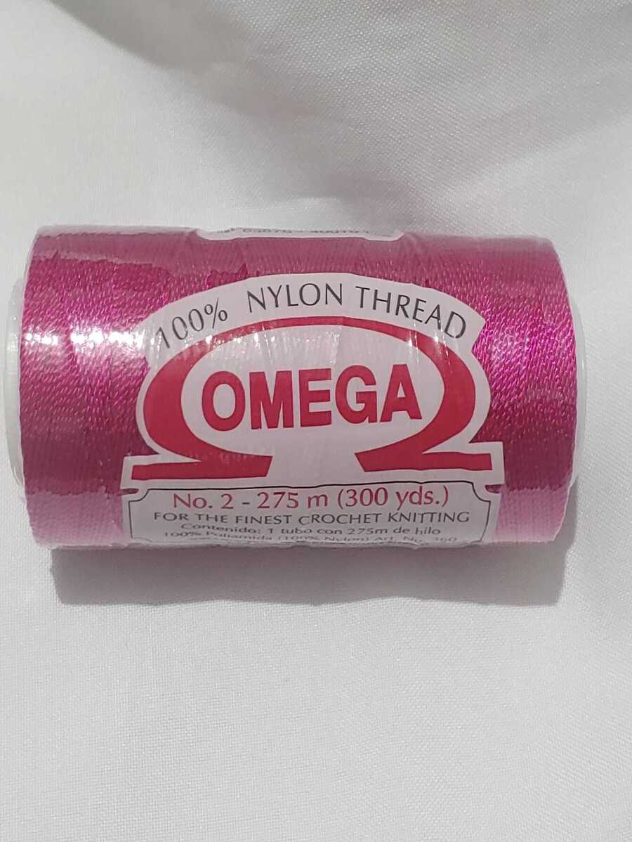 100% Nylon Thread Spool For Fine Knitting No. 2 - 玫紅色 - 查看 1