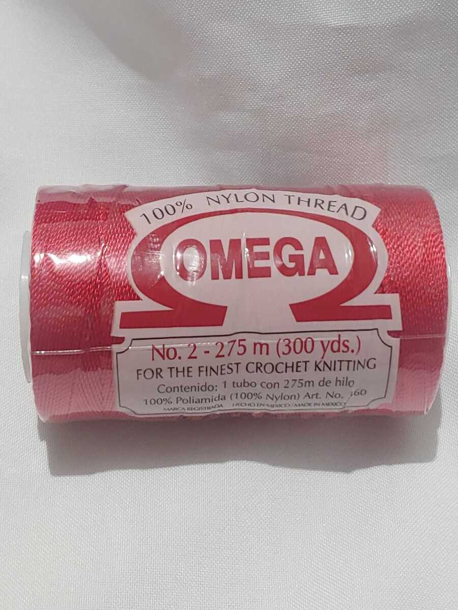 100% Nylon Thread Spool For Fine Knitting No. 2 - 紅色 - 查看 1