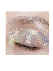 4瓶Y2K紫色粗闪粉美甲亮片，粗闪粉脸部亮片，全息发胶工艺品DIY美甲饰品美甲宝石美甲用品美甲 - 米色 - 查看 3