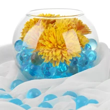 20000入組/包透明水凝膠果凍珠花瓶填料珠，蠟燭製作用花瓶填料，婚禮中心裝飾品，插花（藍色） - 寶藍色 - 查看 5