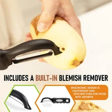 Spring Chef Premium Swivel Vegetable Peeler, Black - Black - View 5