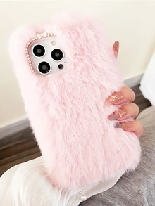 Vỏ điện thoại sang trọng - Màu Hồng baby - Xem 4