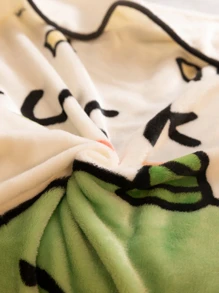 1 chiếc chăn trẻ em thiết kế hình khủng long hoạt hình - Nhiều màu - Xem 4