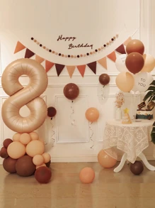 42个数字设计气球和拉旗套装 - 彩色 - 查看 10