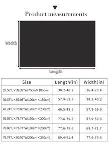 Letter Patch Decor Blanket - Blue - View 5